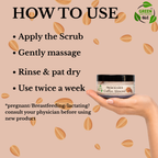Coffee Almond Body Scrub | Smooth & Glow Polishing Scrub