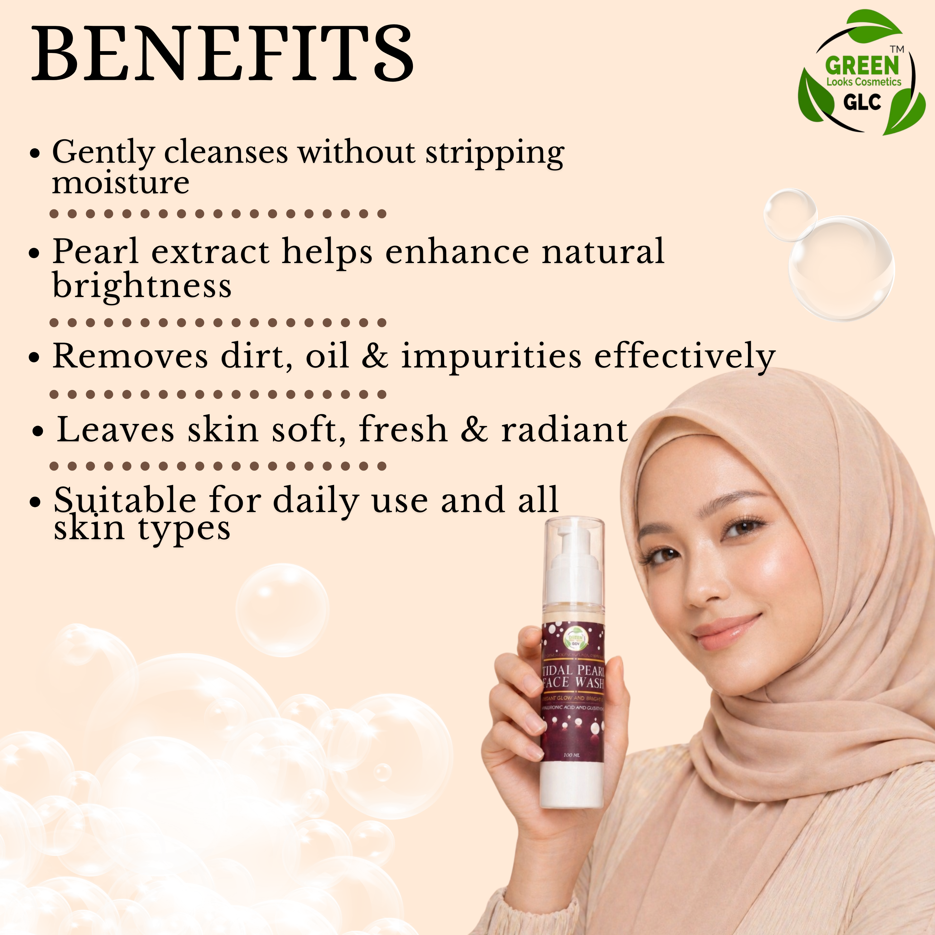 Bridal Pearl Face Wash – Gentle Cleanse for Instant Pearl Glow
